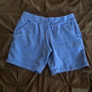 Trendy blue lounge shorts